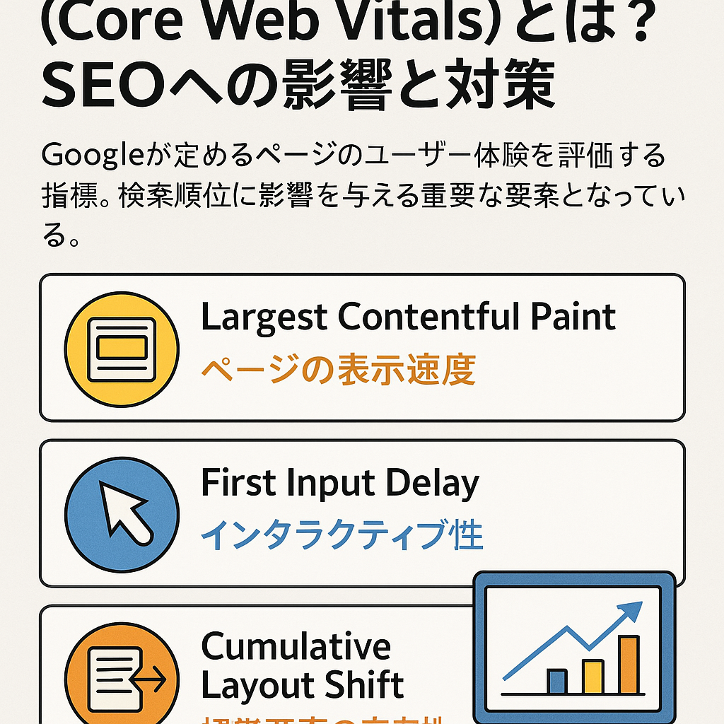 コアウェブバイタル(Core Web Vitals)とは?SEOへの影響と対策