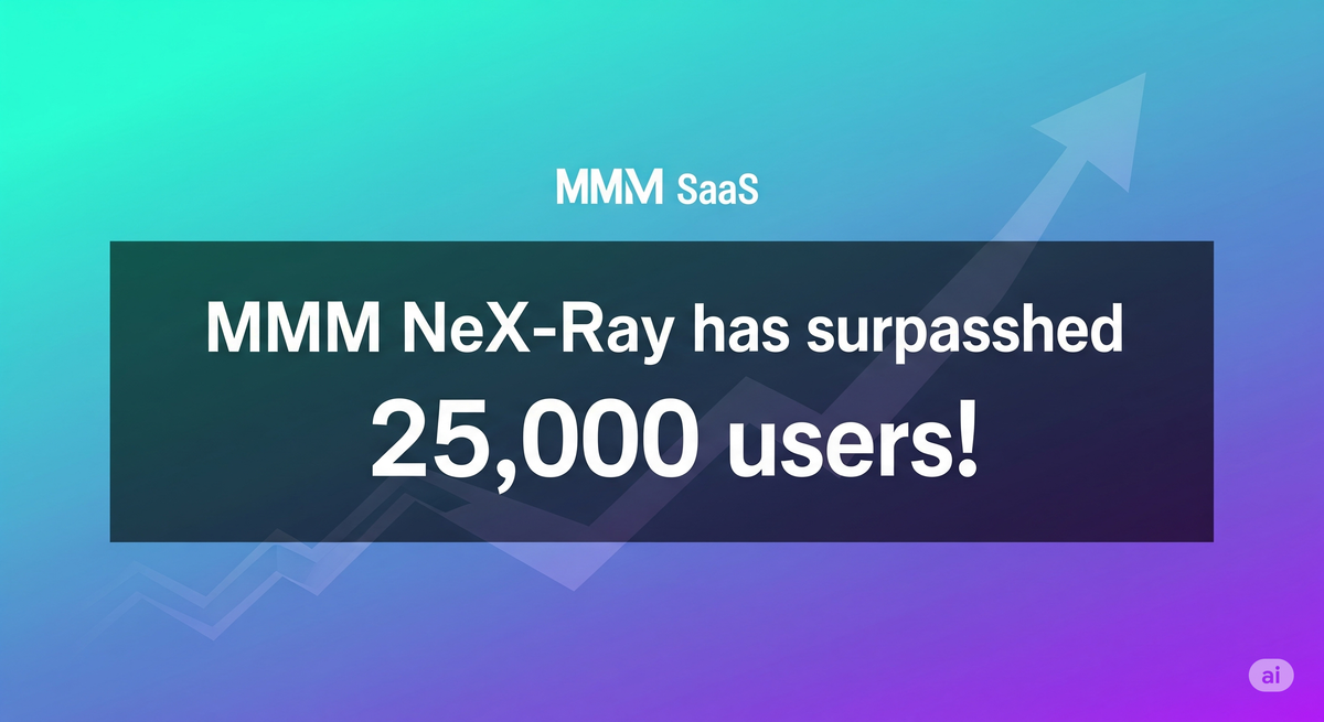 MMM SaaS「NeX-Ray」利用ユーザー2万5000人を突破!