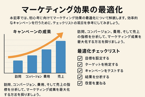 マーケティング施策、やりっぱなしになってない？効果を最大化するための3つの最適化ポイント